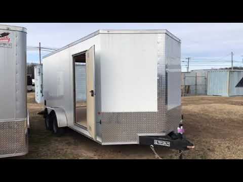 7'x16' enclosed trailer #0636