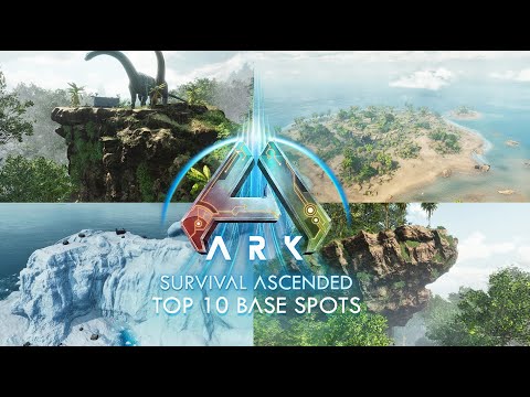 TOP 10 NEW BASE SPOTS FOR ARK SURVIVAL ASCENDED THE ISLAND