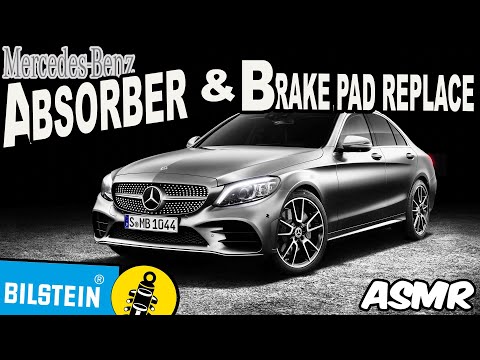 Mercedes-Benz C-Class W205 Remove Install front suspension (ASMR) *Car Go Garage