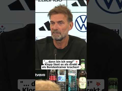 Rummmms! Klopp legt als Bundestrainer direkt los. 💥 #dfb #klopp