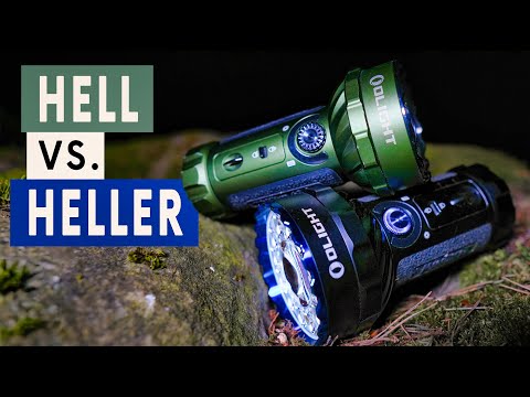 Taschenlampen Test | Olight Marauder 2 vs. Marauder MINI | Outdoor Vergleich