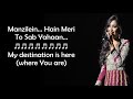 Kabhi Jo Baadal Barse Female Version Lyrics With English Translation YouTube