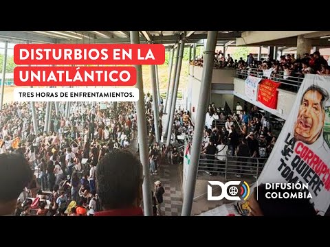 Disturbios en la Universidad del Atlántico por elección del nuevo rector