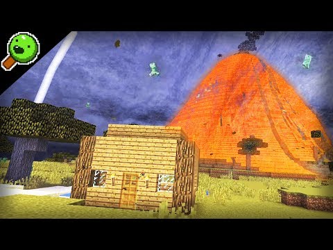 Minecraft, but every 5 minutes there's a natural disaster