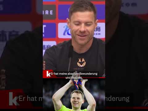Xabi Alonso mit Lobrede auf Neuer #shorts