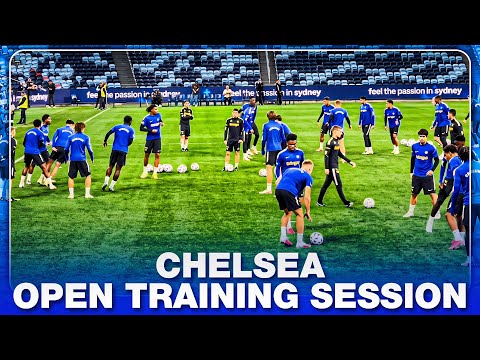 CHELSEA OPEN TRAINING SESSION: Xabi Alonso's Chelsea Has Arrived At Sydney!!