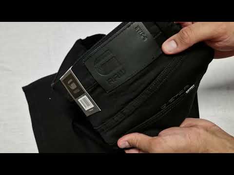 G Star 3301 Slim Jeans Pitch Black Unboxing and Review | Detailed Look