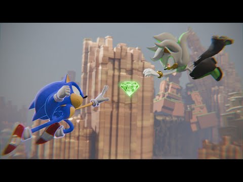 Final Fantasy Sonic X6. Sonic vs Aeon Fight (3D animation)