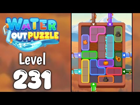 Water Out Puzzle Level 231 Walkthrough