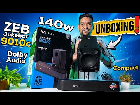 Thumbnail for Zebronics JukeBar 9010C Soundbar With Subwoofer | Unboxing Review Sound Test | 140W Dolby Audio