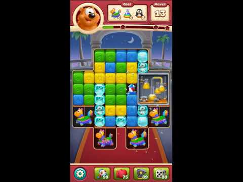 Toon Blast Level 3423 - NO BOOSTERS 🐻🐺🐱 | SKILLGAMING ✔️