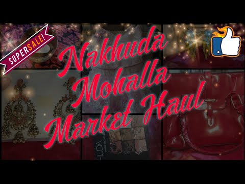 Shopping Haul | Nakhuda Market Haul | What I buy from Nakhuda Mohalla Market | Ghar ka Hoonar Video