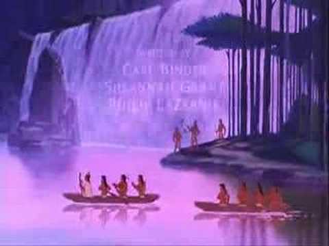 Pocahontas - Steady As The Beating Drum (English) Video