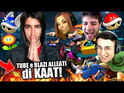 KAAT si ALLEA con TUBE e BLAZI e il FINALE è da NON CREDERE! Mario Kart 8 Deluxe Gameplay ITA