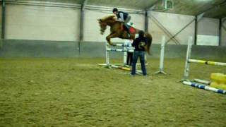 preview picture of video 'me, jumping 1m25 with appie (4,1 ft)'