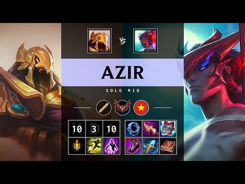 Azir Mid vs Yone - VN Grandmaster Patch 25.13