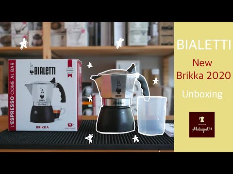 Bialetti New Brikka 2020 Unboxing and cleaning at first time