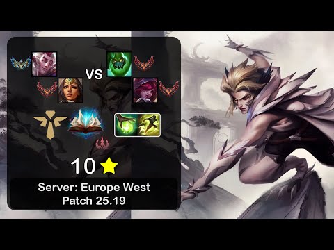 Rakan Support + Sivir vs Zac + Xayah - EUW Challenger - Patch 25.19