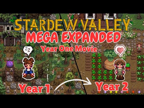 I played 1 Year in MODDED Stardew Valley with 300+ Mods!