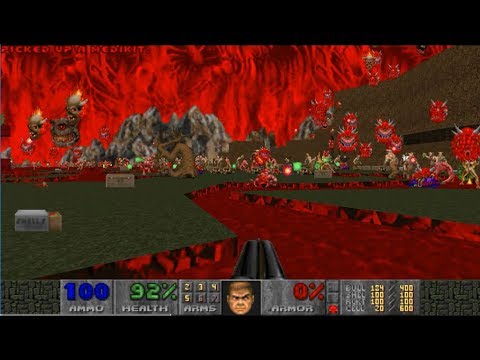 Doom II Doomworld Mega Project 2017 - Map 22 UV-MAX [TAS] in 26:44