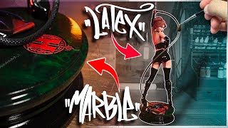 How To Do Marble Effect and Paint Latex