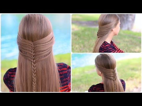 Mermaid Half Braid Tutorial | Cute Hairstyles Video