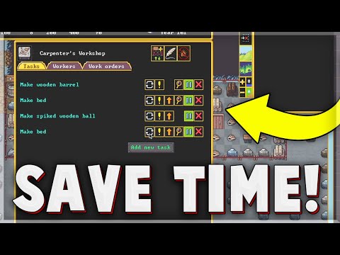 Making Crafting EASIER & FASTER in Dwarf Fortress (Quick Tip)