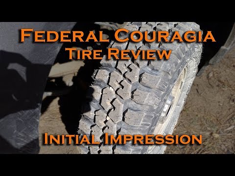 Federal Couragia Tires - First Impression