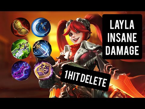 Layla Tutorial＆Best Build丨1 Hit Delete丨2 EA2Y