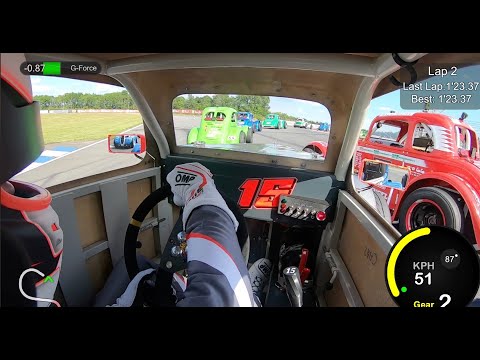 Jyllandsringen - 1. Heat - Legend Car - LadefogedRacing 2022