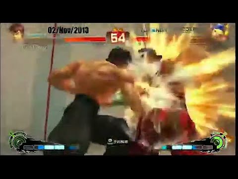 Fuudo (Fei Long) vs Kazunoko (Yun) - SSF4 AE2012