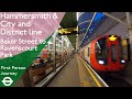 London Underground First Person Journey Baker Street To Ravenscourt Park