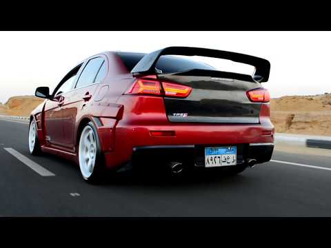 EVO X with D2-Racing (GOLD Type) Air Suspension Kit!