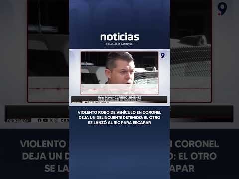 Violento robo de vehículo en Coronel deja un delincuente detenido el otro se lanzó al río para escap