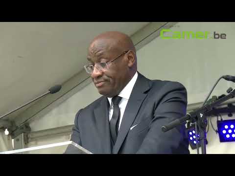 20 mai 2023 : Discours de S.E. DANIEL EVINA ABE'E ambassadeur du Cameroun auprès de la Belgique