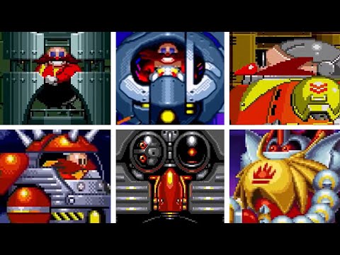 Sonic 1, 2, 3&K, CD & Mania: All Final Bosses (As Sonic)