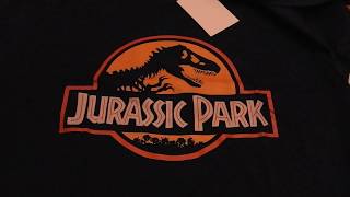 JURASSIC PARK MEN'S T-SHIRT UNBOXING
