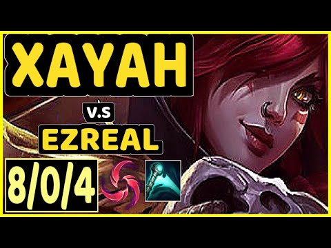 XDSMILEY (XAYAH) vs EZREAL - 8/0/4 KDA BOTTOM ADC CHALLENGER GAMEPLAY - EUW