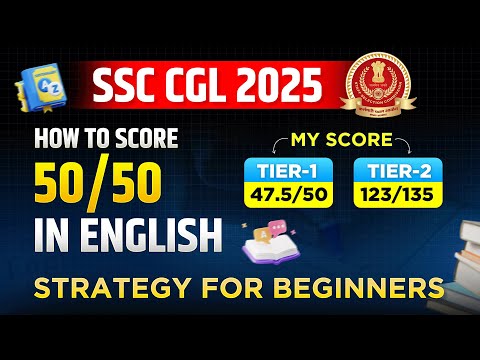 Complete English Strategy for CGL 2025
