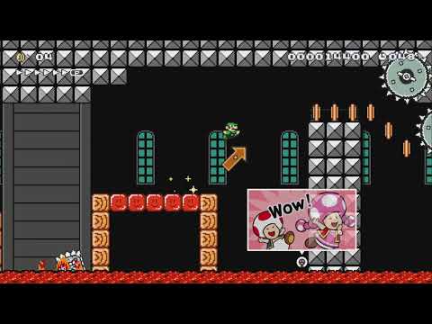 Auto-Switch Castle by TeeTurtle - Super Mario Maker 2 - No Commentary 1bu