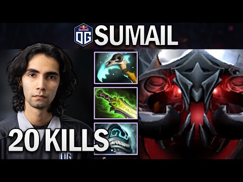 OG.SUMAIL SHADOW FIEND WITH 20 KILLS - DOTA 2 7.26 GAMEPLAY