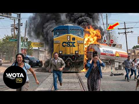 500 INSANE Train Moments Filmed Second Before Disaster | Idiots in Cars Compilation !