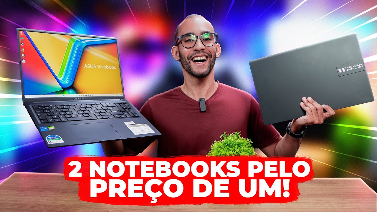 O MELHOR NOTEBOOK PRA COMPRAR EM 2024! ASUS VivoBook 16x com RTX 2050 + Vivobook Go (Pra vender!)