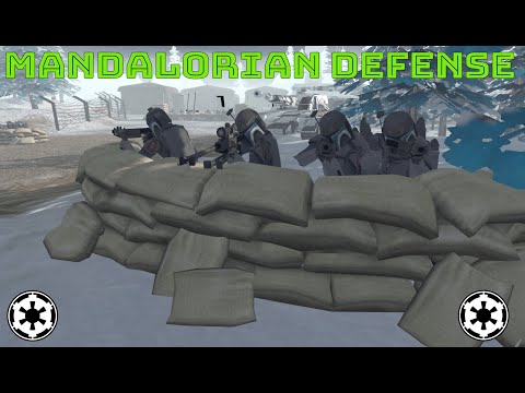 Mandalorians Defend Against The Empire!!! - Star Wars Battle Simulator
