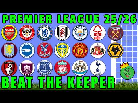 Premier League 2025/26 - Beat The Keeper Marble Race