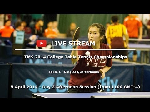 2014 TMS College Table Tennis Championships - Day 2 Afternoon - Table 1