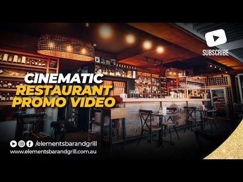 ELEMENTS BAR AND GRILL || BEST CINEMATIC RESTAURANT PROMOTIONAL VIDEO || SYDNEY, AUSTRALIA