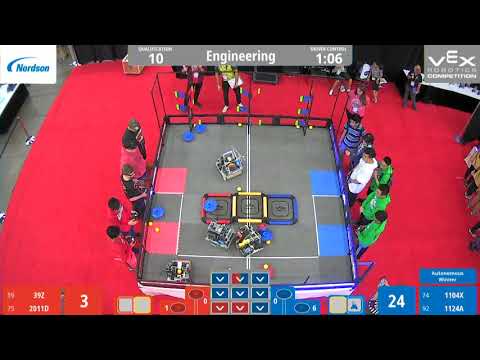 2019 VEX Worlds Eng Q10, 39z, 2011d vs 1104x, 1124A