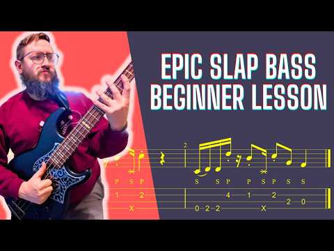 Learn This Groovy Basic(ish) Slap Bass Riff NOW!