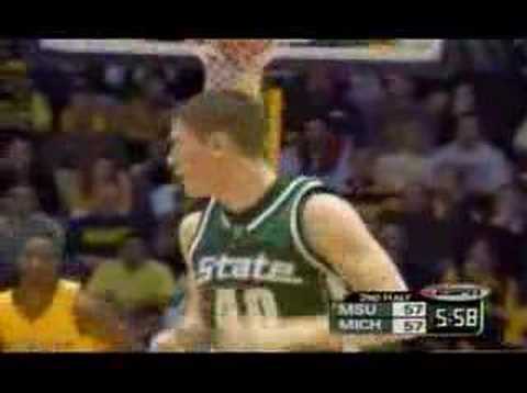 Michigan State at Michigan basketball, 2004